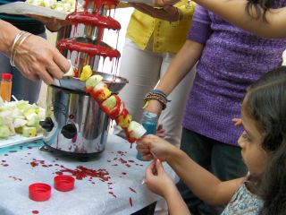 たのし〜い！でも、白い服の時には要注意。