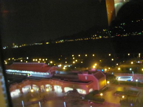 8階のレストラン・魔法咖哩より。レストラン街はこの景色が魅力