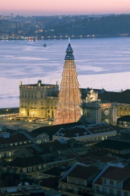 ヨーロッパ一のツリーを競うこともある。