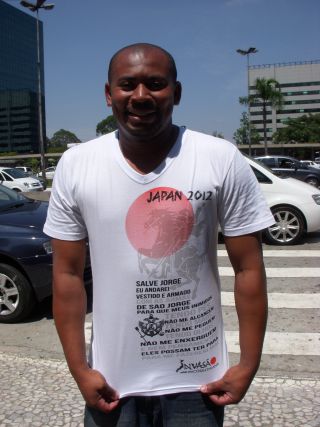 トヨタ杯用に新しくデザインされたコリンチャンスのＴシャツ