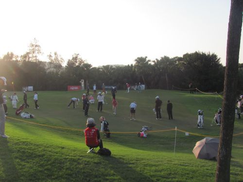 練習用のグリーン