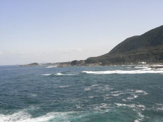 海岸線と崖