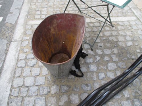 懐かしさ漂う”収穫バケツ”