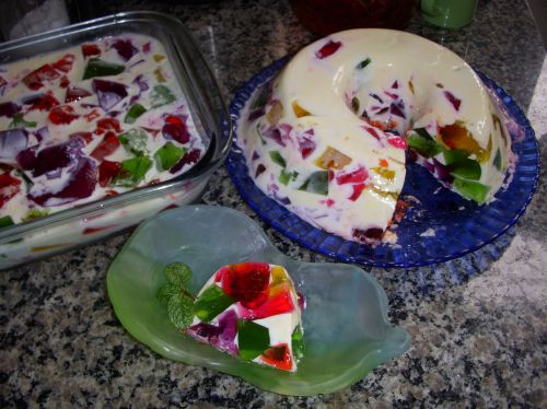 完成したモザイク・ゼリー