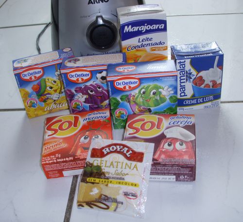 モザイク・ゼリーの材料