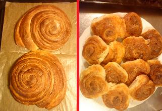 焼きあがったカネールブッレ