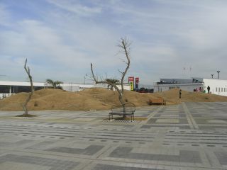 サービスエリアの外