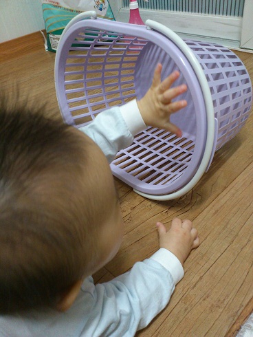 いたずら好きな赤ちゃんは何でも触っちゃいます