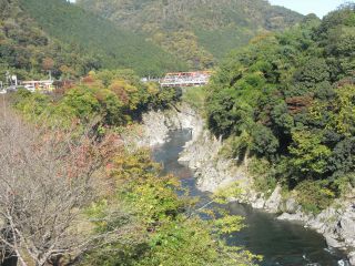 飛騨川の渓谷