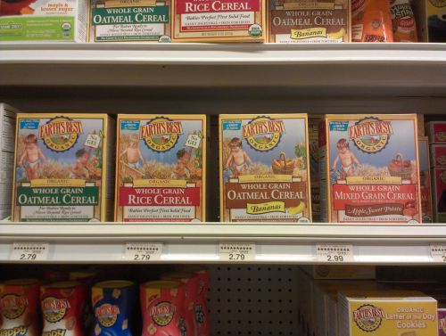 オーガニックのベビーフードで定評のあるEarth\\\'s Bestのシリアル、大人が食べても美味しいです。ちなみにEarth\\\'s Bestのライスシリアルは私の中では白玉の味！結構いけます 笑