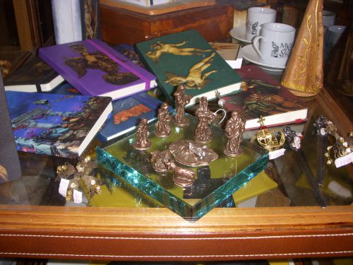 メタルのミニチェアのプレゼピオ