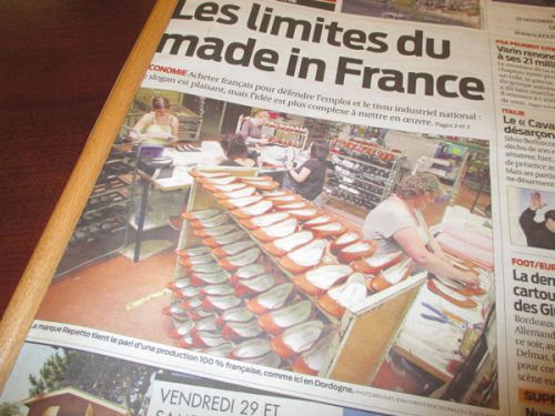 sud westというローカル新聞の記事（11月28日）