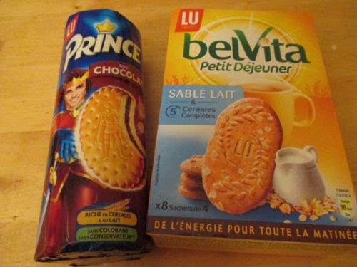 リュといえばのプリンスクッキー＆私のお気に入りのビスケット