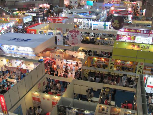 会場を上から撮影