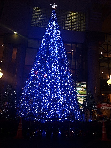 こちらは日本人街タニヤに飾られたツリー