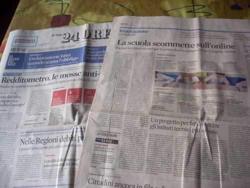 21日付、伊経済紙”イル・ソーレ・２４オーレ”