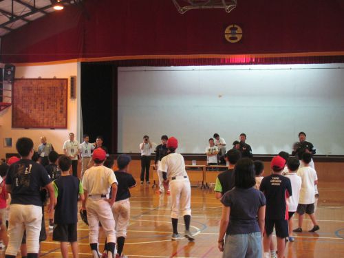 キャッチボールも行いました