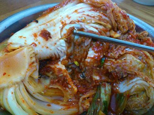 義母が作るキムジャンキムチは、いつも牡蠣入り！