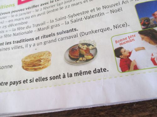 私のフランス語の教科書にも載っていました