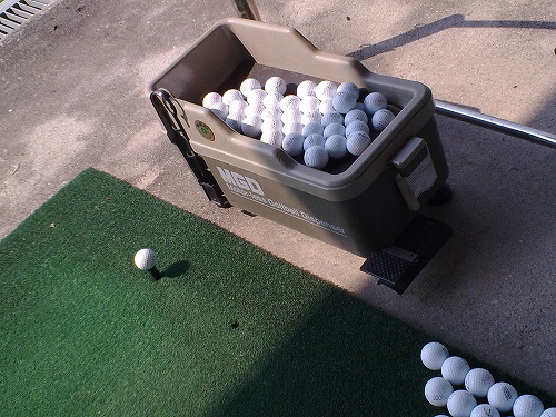 ボールの出が悪いのはご愛嬌…