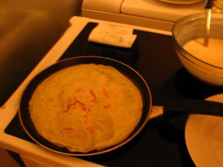 うちでもクレープを作りました