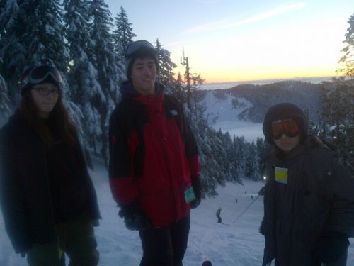 家族でスキー、スノボ。