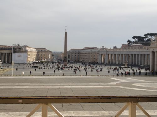 サンピエトロ寺院のテラスから見た景色（法王目線）