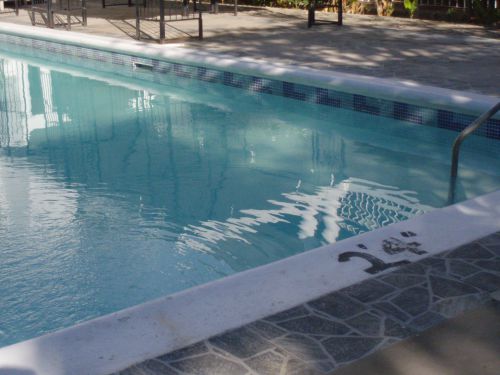 水泳指導を行うプール