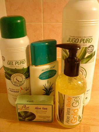 買ってきたアロエ製品