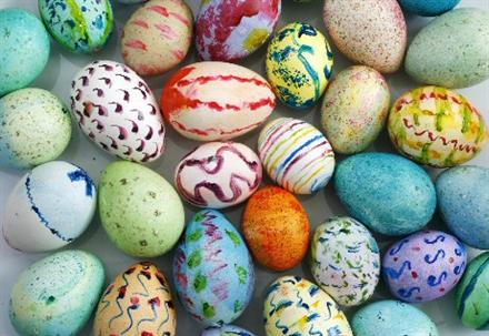 復活祭のシンボル・卵。