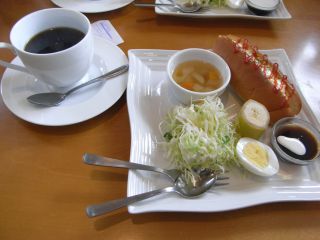 モーニング（卵ドックトースト）