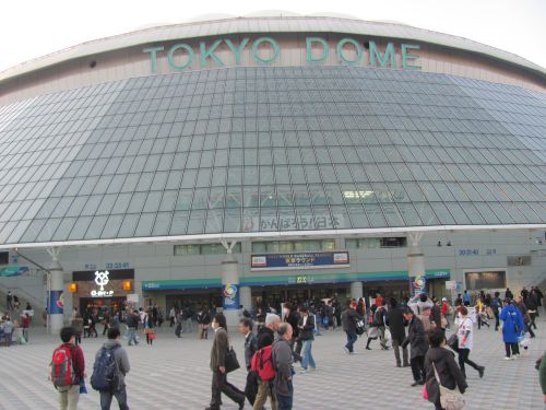 大会期間中、通った東京ドーム