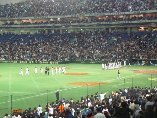 最終日の日本VSオランダ終了直後の様子