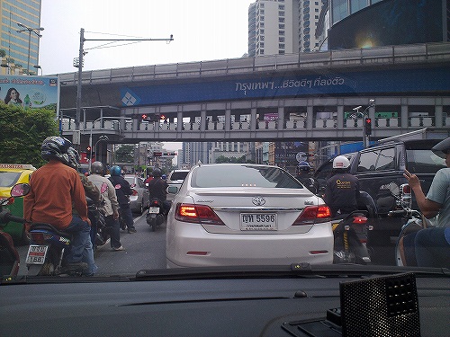 ソンクラン休暇明けのバンコク市内