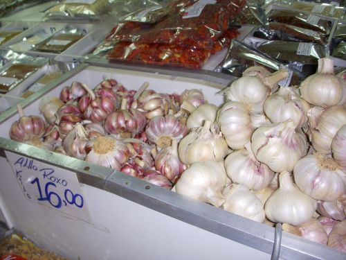 サンパウロで一般的な種類のニンニク