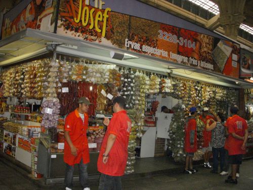 サンパウロ市立市場の香辛料売場の一つ