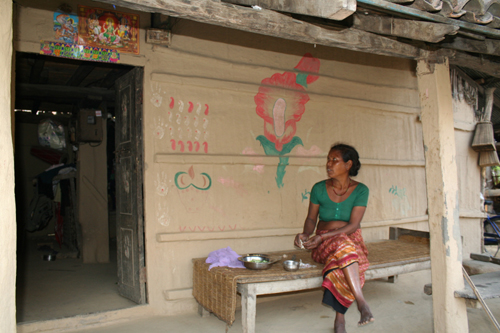 独創性のあるペインティングも。