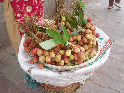 おばちゃんがバザールで売っていたのは100ルピー/キロ　でした。