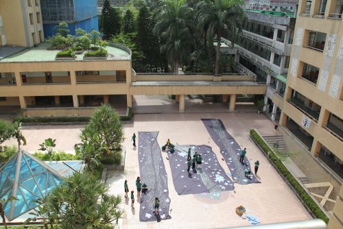 舞台のセットに使う幕