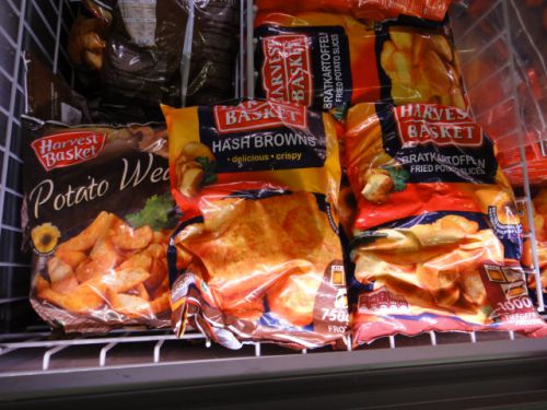 これも同じスーパーの冷凍ポテトコーナー