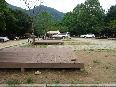 キャンパーが去ったあとすぐ撮影。清掃員が入ったわけではありません。