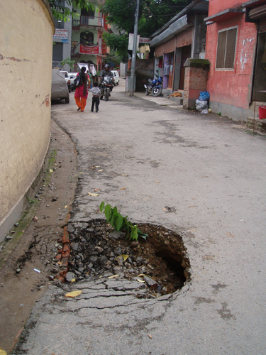 目印をさし込んでいますが？