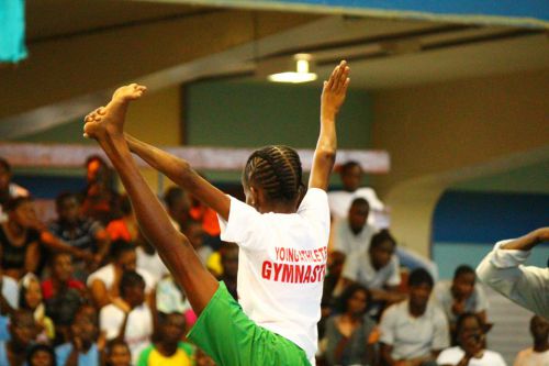 本番でY字バランス成功！