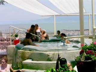 見晴らしのいいジャグジー