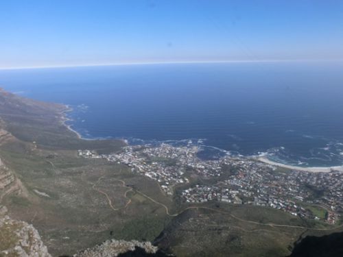 頂上から見渡す大西洋