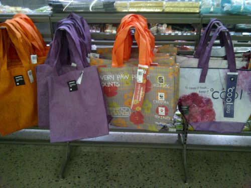 カラフルなエコバックたち