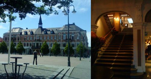 スパホテル館内　この最上階にアジア・スパがあります。