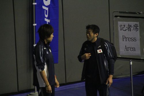 2年前の大会より　右が梅津正彦トレーナー