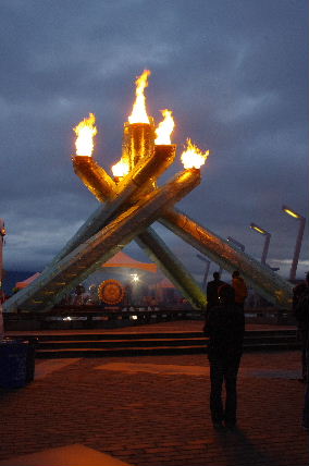 バンクーバー五輪で使用された聖火台