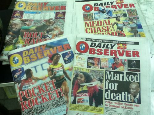 世界陸上で盛り上がるジャマイカ